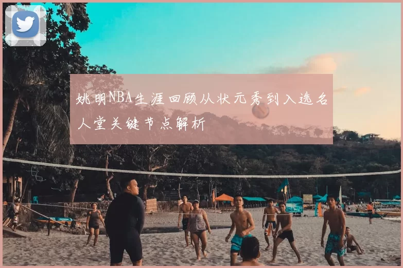 姚明NBA生涯回顾从状元秀到入选名人堂关键节点解析